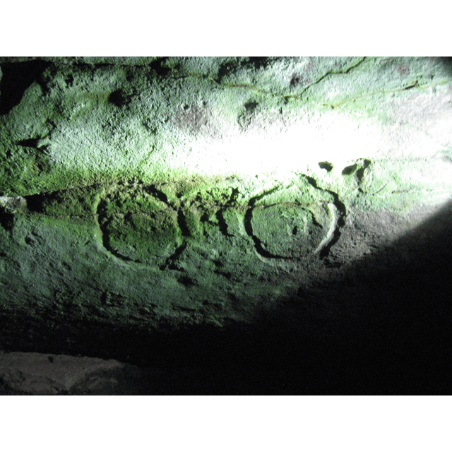 Pictish Double Disc in Sliding Cave