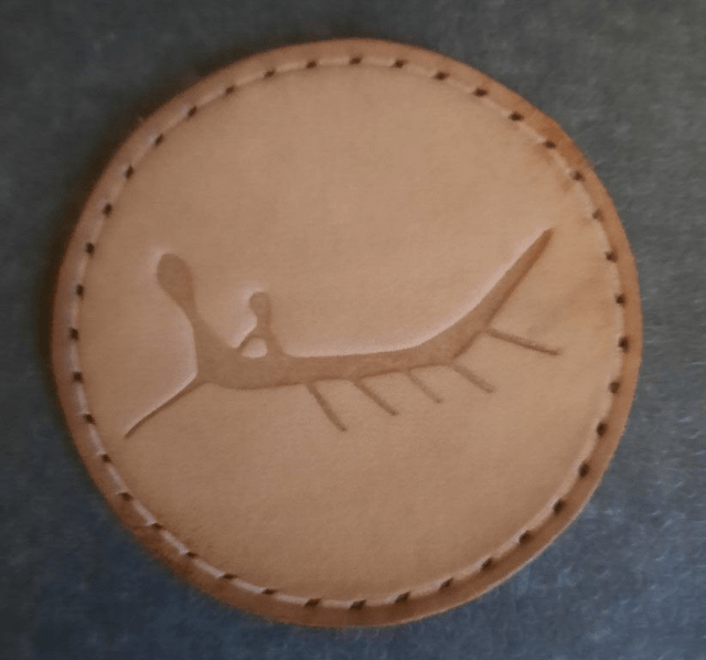 Wemyss boat leather patch